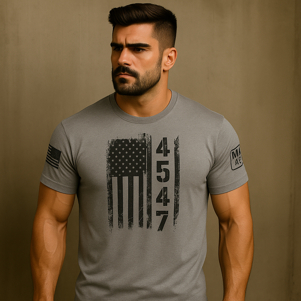 45-47 with flag T-Shirt