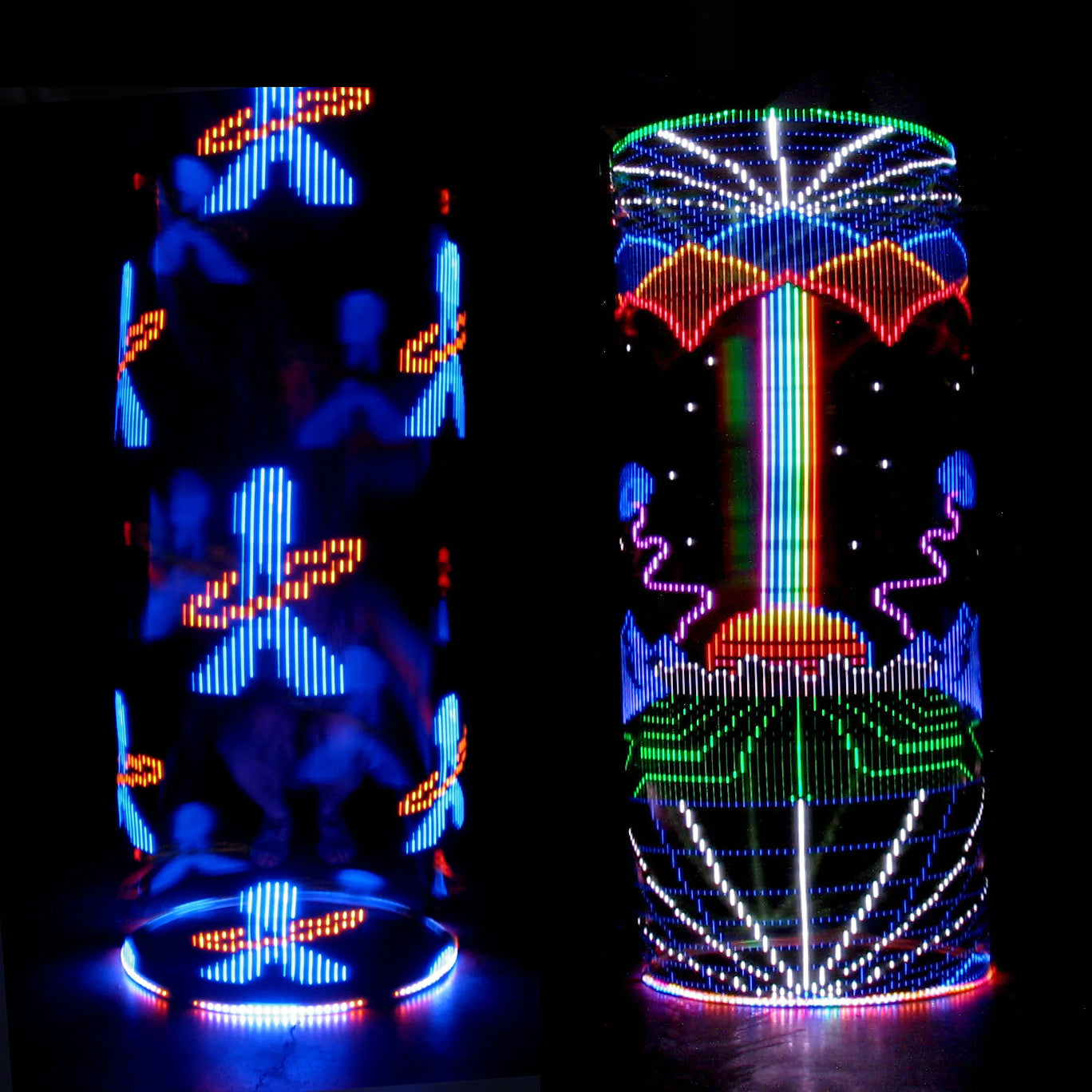 Atomic V LED Hoops
